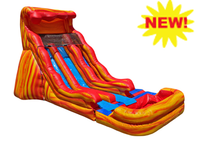 20 fire dual lane inflatable slide