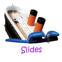 orange slide rental, orange water slides