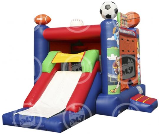 jump and slide, inflatable combo, bounce and slide