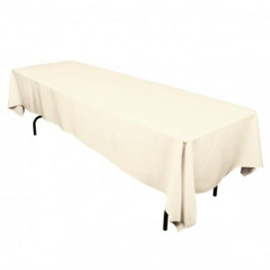 Ivory table linen rental