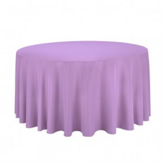 Lavender Round Table Linen Rental