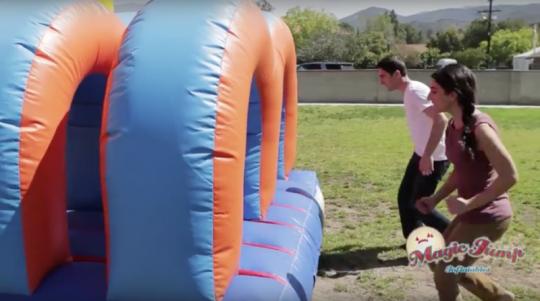inflatable sports course