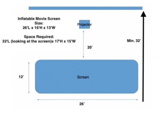 Inflatable Movie Screen