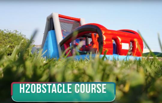 45 H2Obstacle Course Water Slide