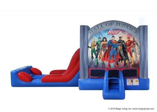 justice league inflatable rental