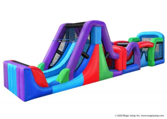 50 Fun Obstacle Waterslide rental