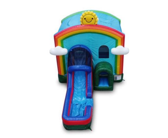 Fun 4in1 Rainbow Combo Waterslide