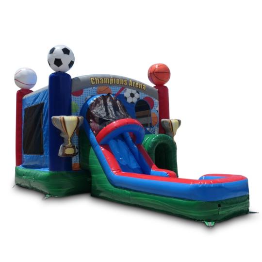 Fun 4in1 Sports Combo Waterslide