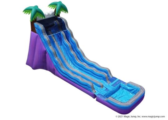 20' Tropical Paradise Water Slide