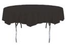 black round table covers