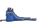 20' Cotton Candy Dual Curve Waterslide Side View